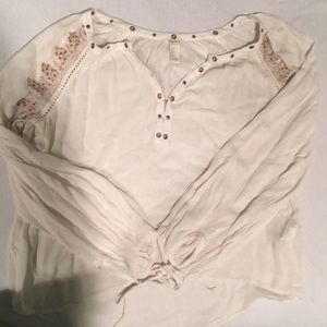 Forever 21 off-white blouse